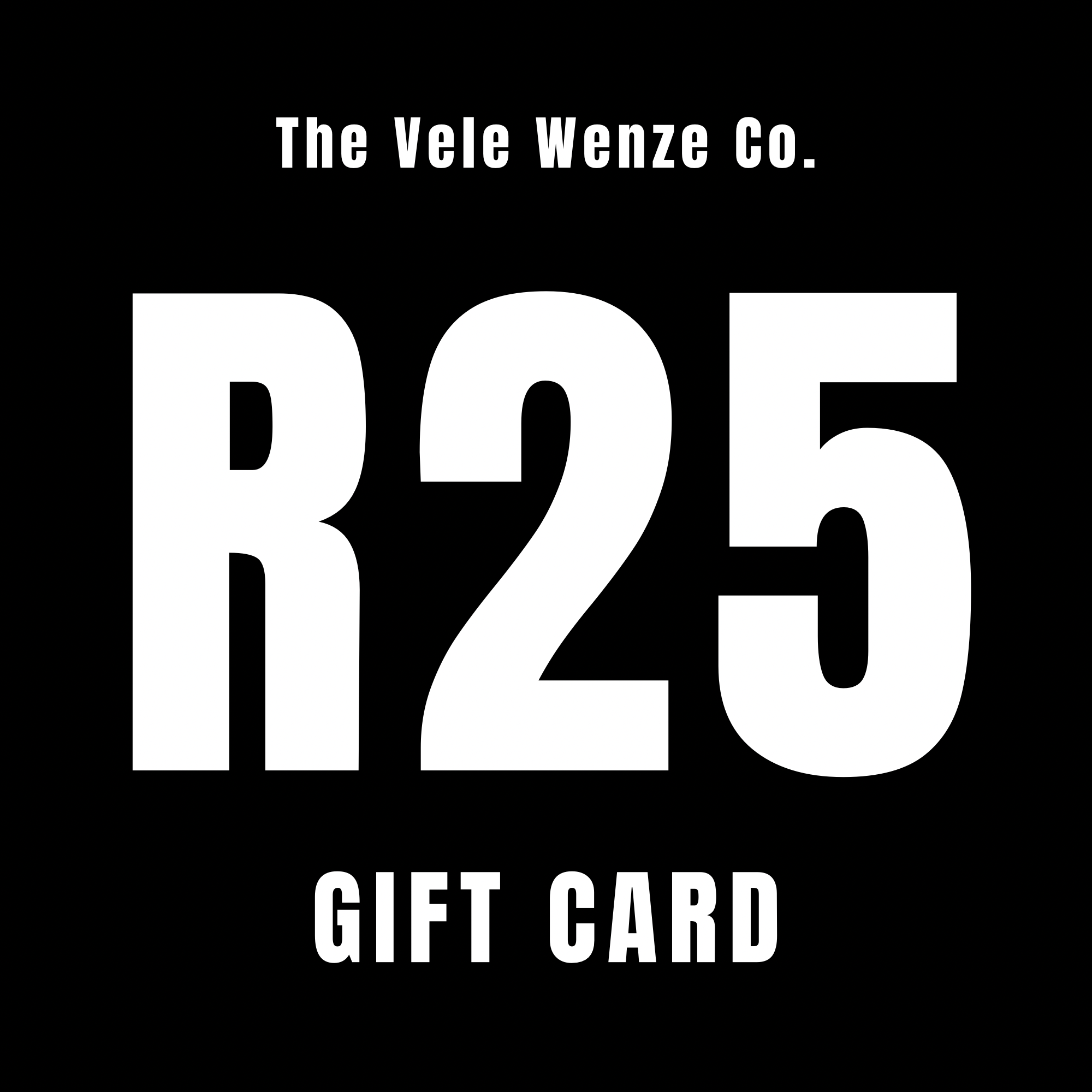 TheVeleWenzeCo. Gift Cards