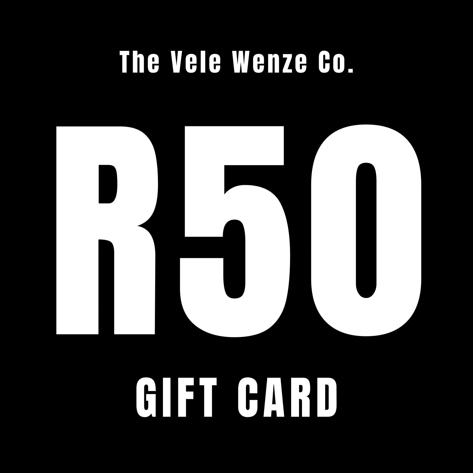 TheVeleWenzeCo. Gift Cards