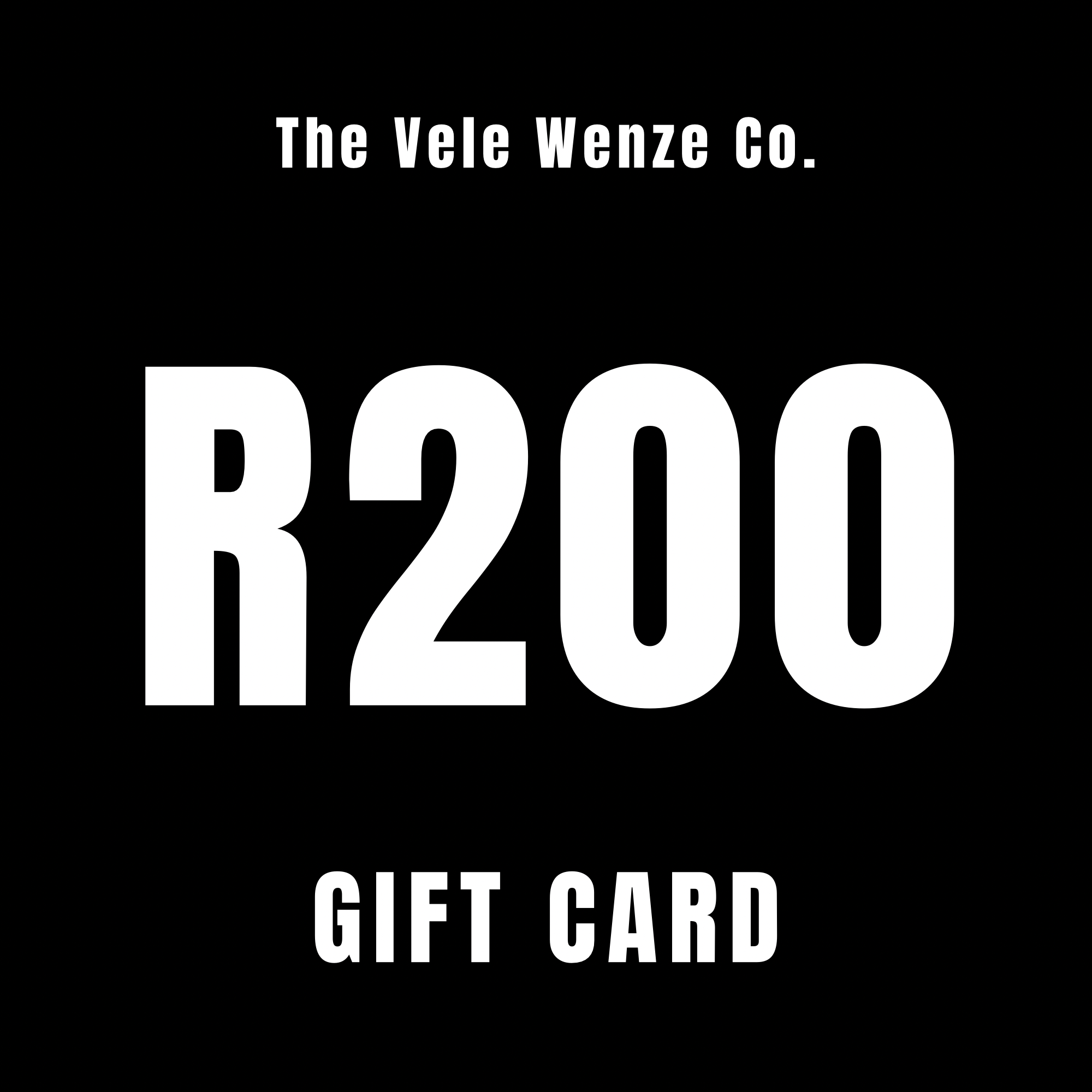 TheVeleWenzeCo. Gift Cards