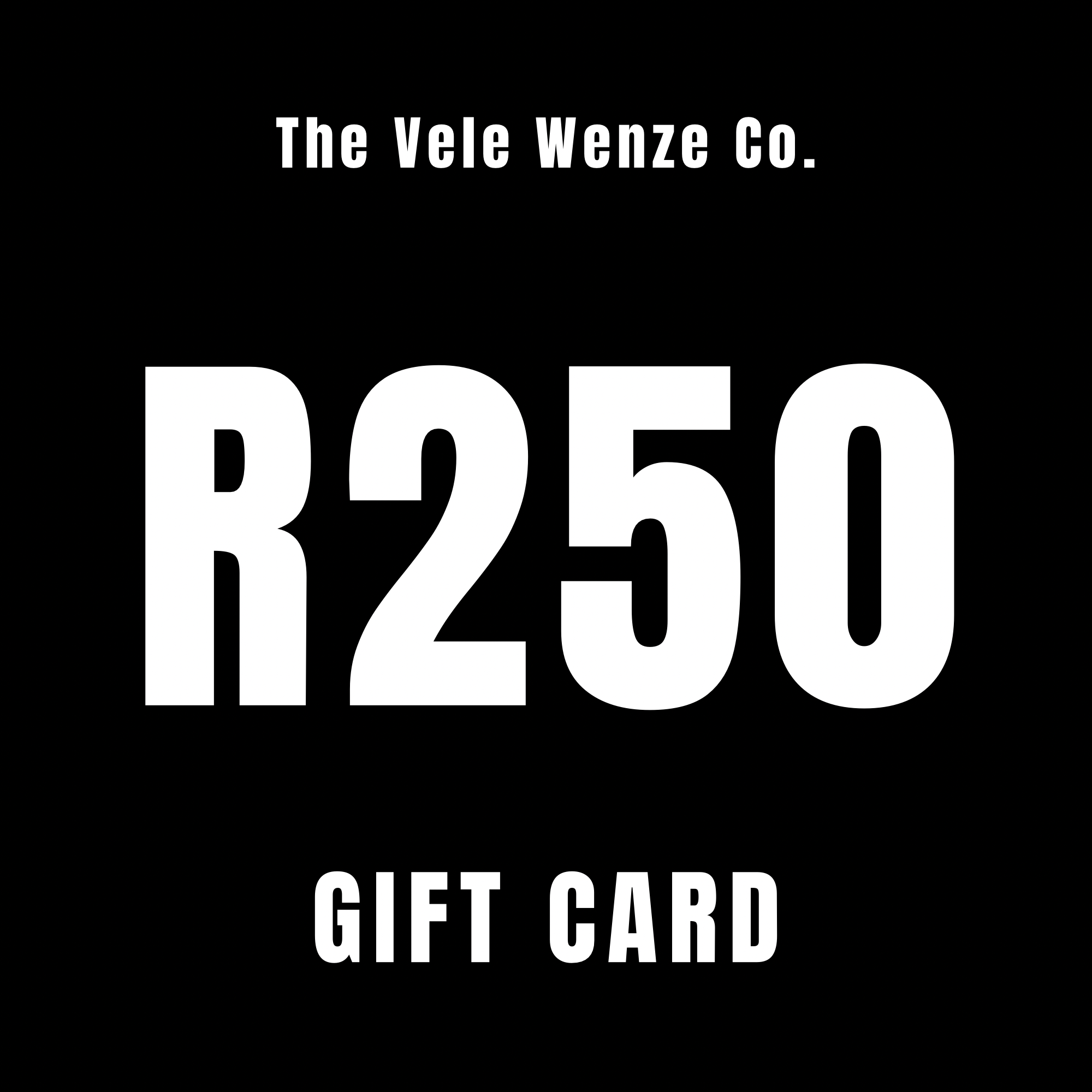 TheVeleWenzeCo. Gift Cards