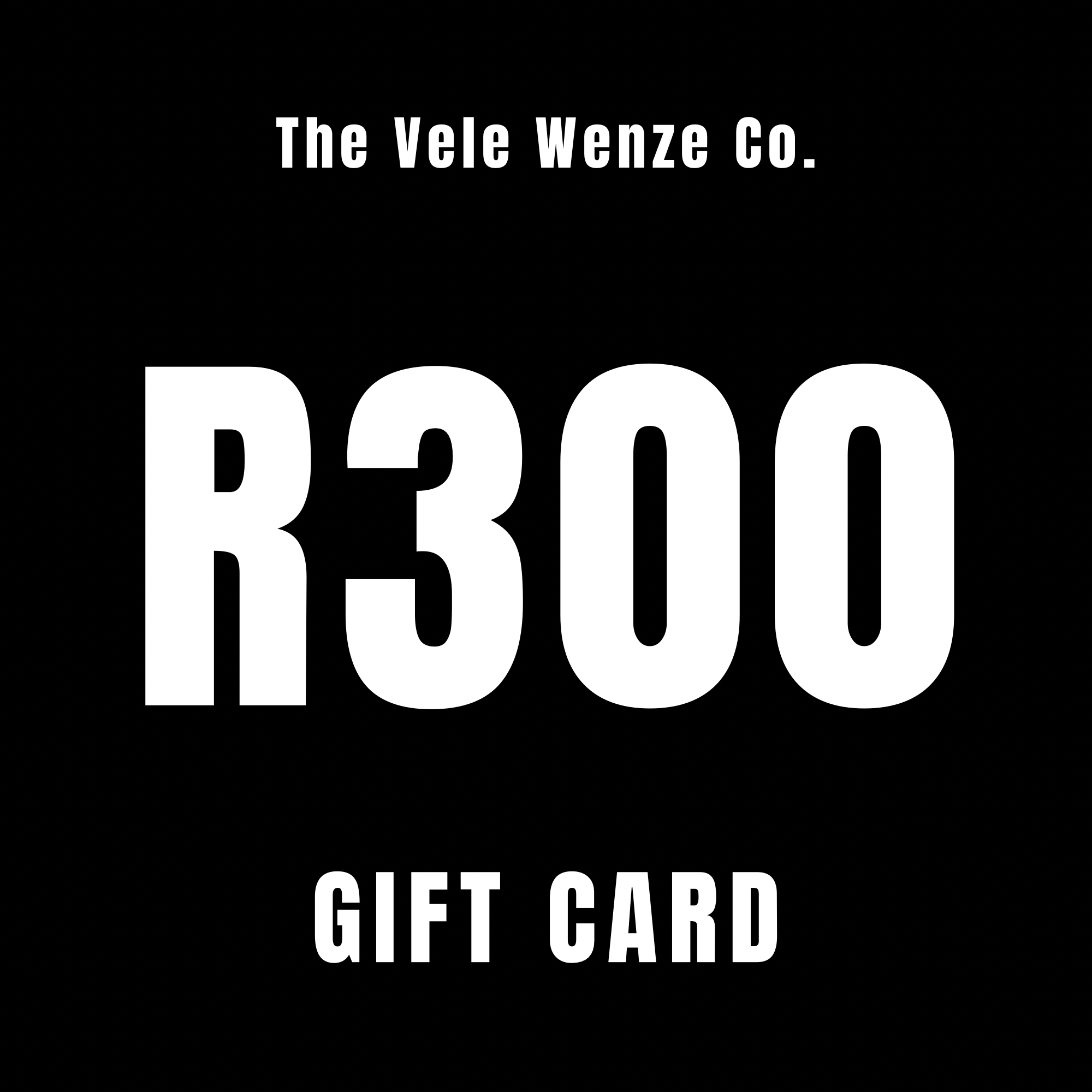 TheVeleWenzeCo. Gift Cards